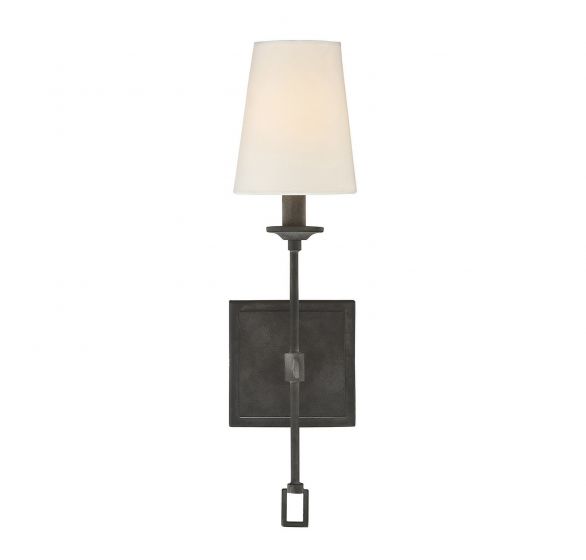 Savoy House Lorainne Sconce Sconce Savoy House Oxidized Black 1 