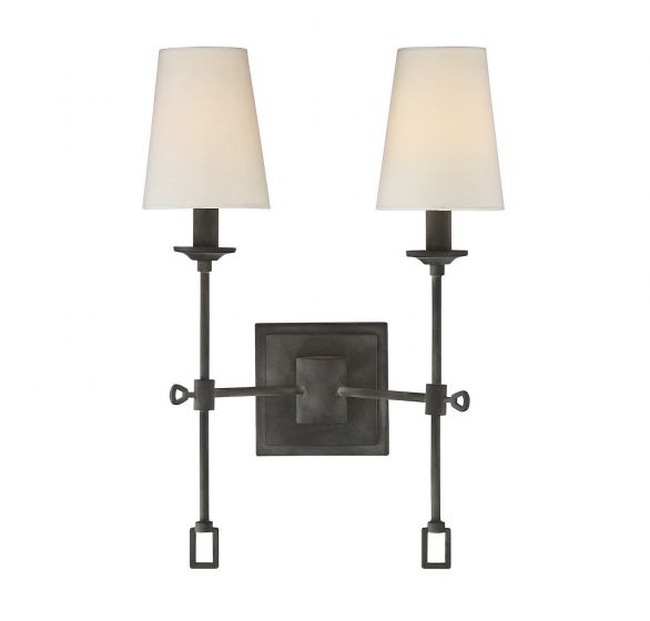 Savoy House Lorainne Sconce Sconce Savoy House Oxidized Black 2 