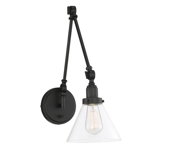 Essentials Drake Sconce Sconce Essentials Matte Black 1 