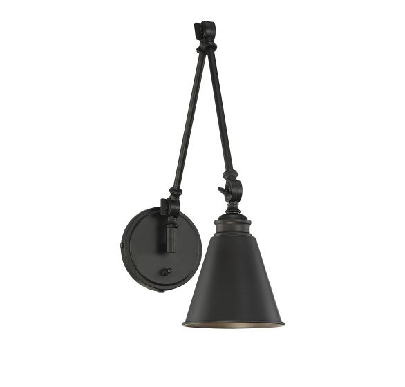 Essentials Morland Sconce Sconce Essentials Matte Black 1 