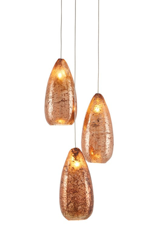 Rame 3-Light Round Multi-Drop Pendant | Overstock