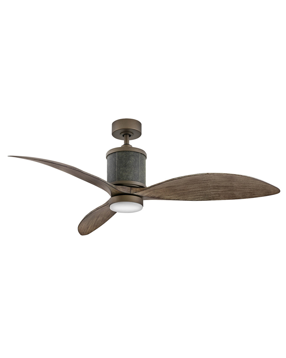 Hinkley Merrick LED Fan Indoor Ceiling Fans Hinkley 60 Metallic Matte Bronze Driftwood