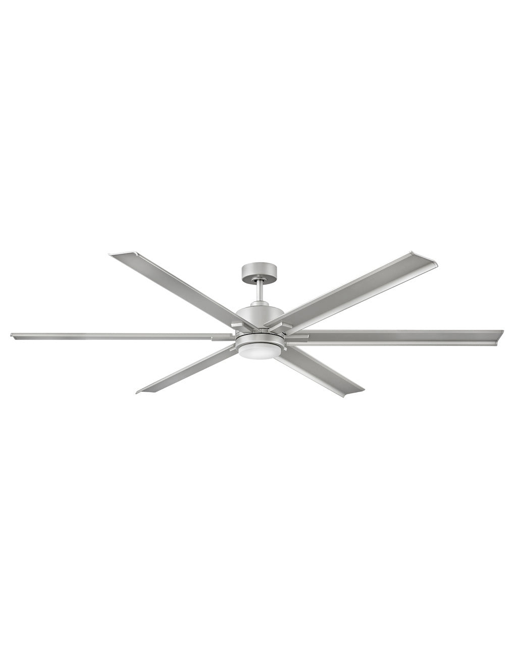 Hinkley Indy Maxx LED Fan Outdoor Ceiling Fans Hinkley 82 Brushed Nickel Brushed Nickel