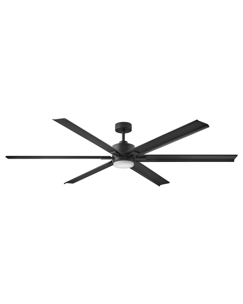 Hinkley Indy Maxx LED Fan Outdoor Ceiling Fans Hinkley 82 Matte Black Matte Black