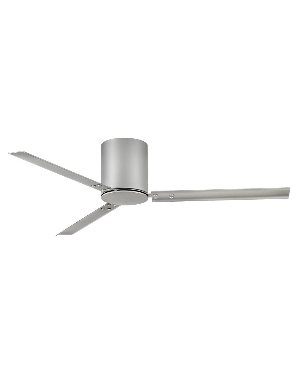 Hinkley Indy Flush Fan Outdoor Ceiling Fans Hinkley 58 Brushed Nickel Brushed Nickel