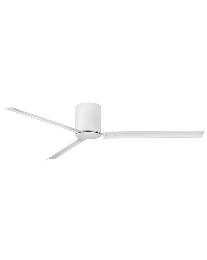 Hinkley Indy Flush Fan Outdoor Ceiling Fans Hinkley 72 Matte White Matte White