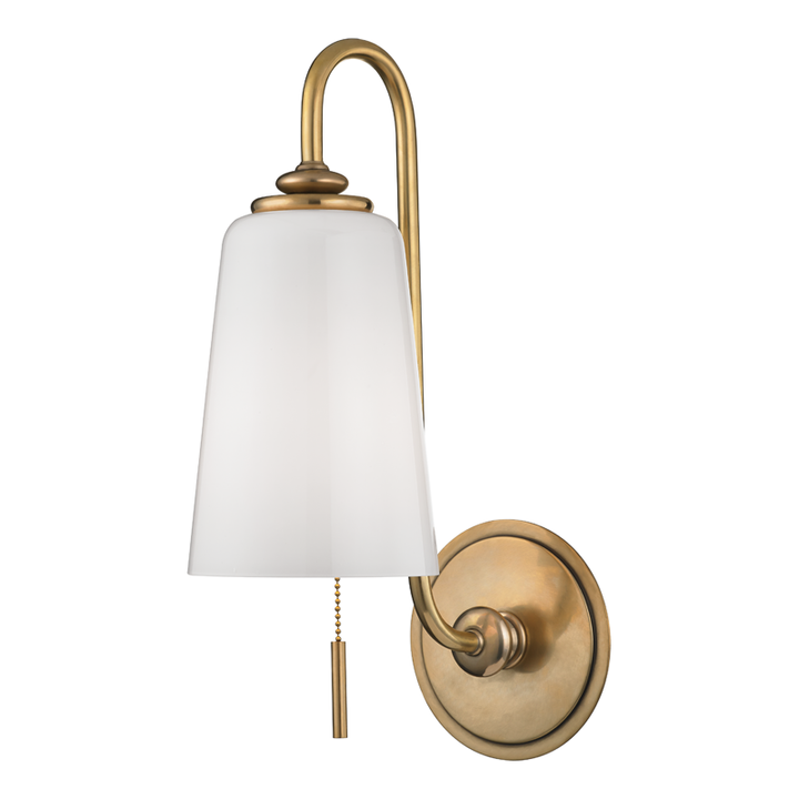 Hudson Valley Lighting Glover Wall Sconce Wall Sconces Hudson Valley Lighting Aged Brass  