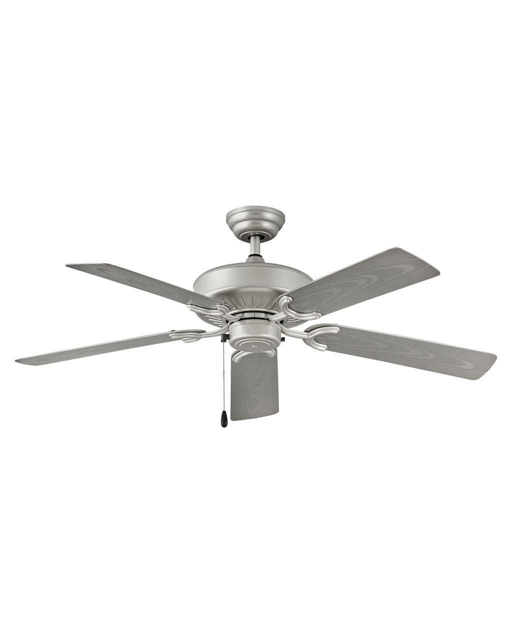 Hinkley Oasis Fan Outdoor Ceiling Fans Hinkley 52 Brushed Nickel Silver