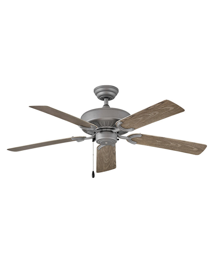 Hinkley Oasis Fan Outdoor Ceiling Fans Hinkley 52 Graphite Driftwood