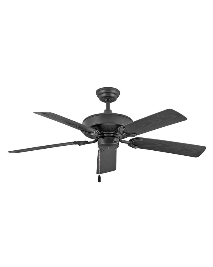 Hinkley Oasis Fan Outdoor Ceiling Fans Hinkley 52 Matte Black Matte Black