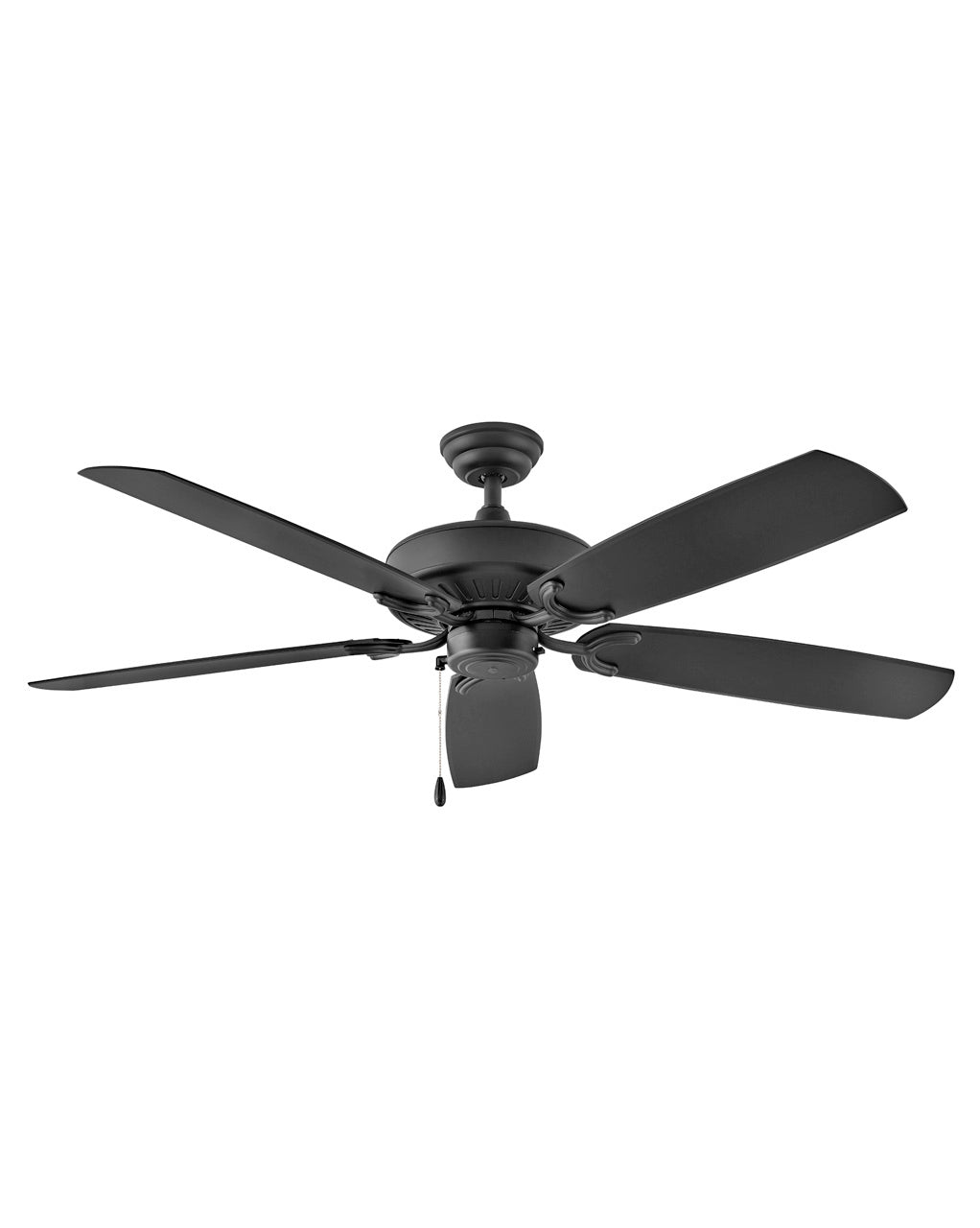 Hinkley Oasis Fan Outdoor Ceiling Fans Hinkley 60 Matte Black Matte Black