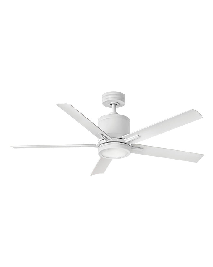 Hinkley Vail LED Fan Outdoor Ceiling Fans Hinkley 52 Matte White Matte White