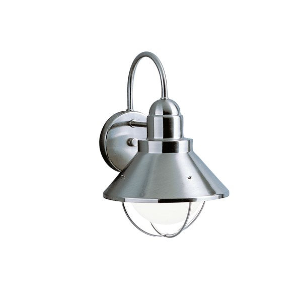 Kichler Seaside  Outdoor Wall Outdoor Wall Lights Kichler Brushed Nickel 7.75x12 