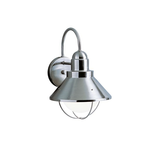 Kichler Seaside  Outdoor Wall Outdoor Wall Lights Kichler Brushed Nickel 10.25x14.25 