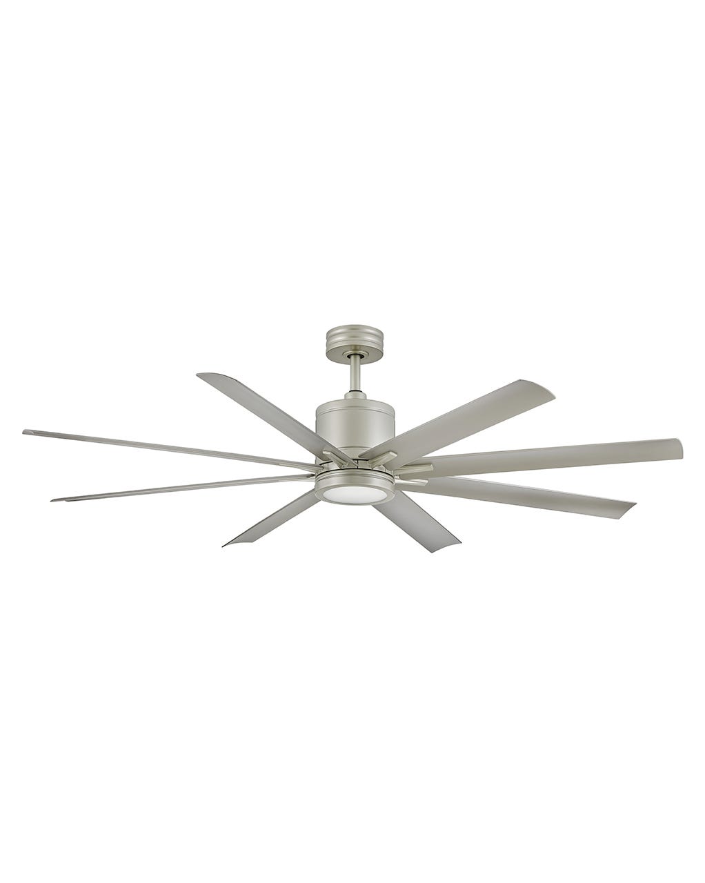 Hinkley Vantage LED Fan Outdoor Ceiling Fans Hinkley 66 Brushed Nickel Silver