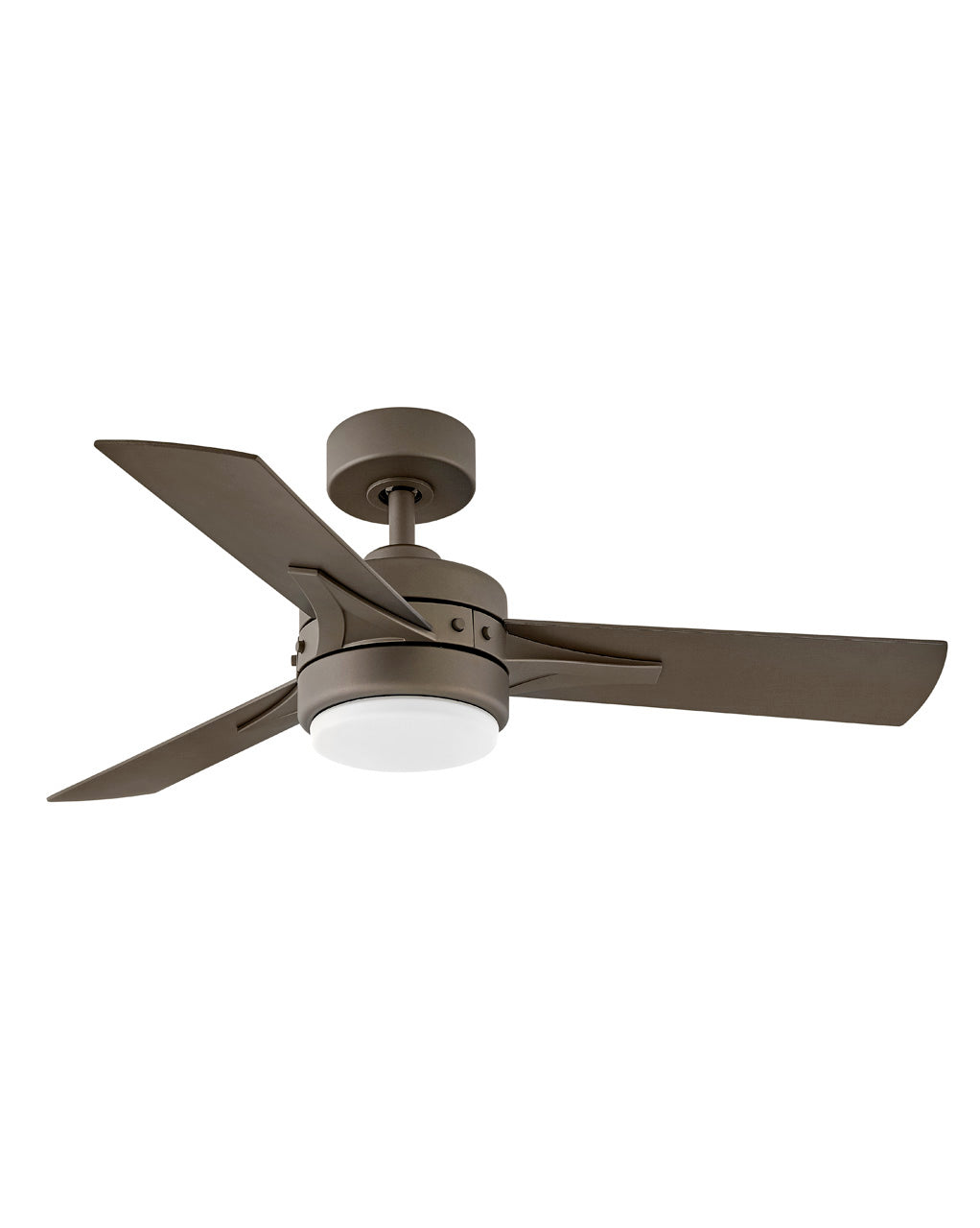 Hinkley Ventus LED Fan Outdoor Ceiling Fans Hinkley 44 Metallic Matte Bronze Walnut, Metallic Matte Bronze