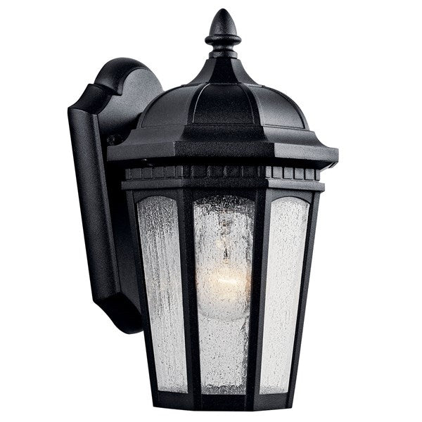 Kichler Courtyard  Outdoor Wall Outdoor Wall Lights Kichler Textured Black 6.25x11 