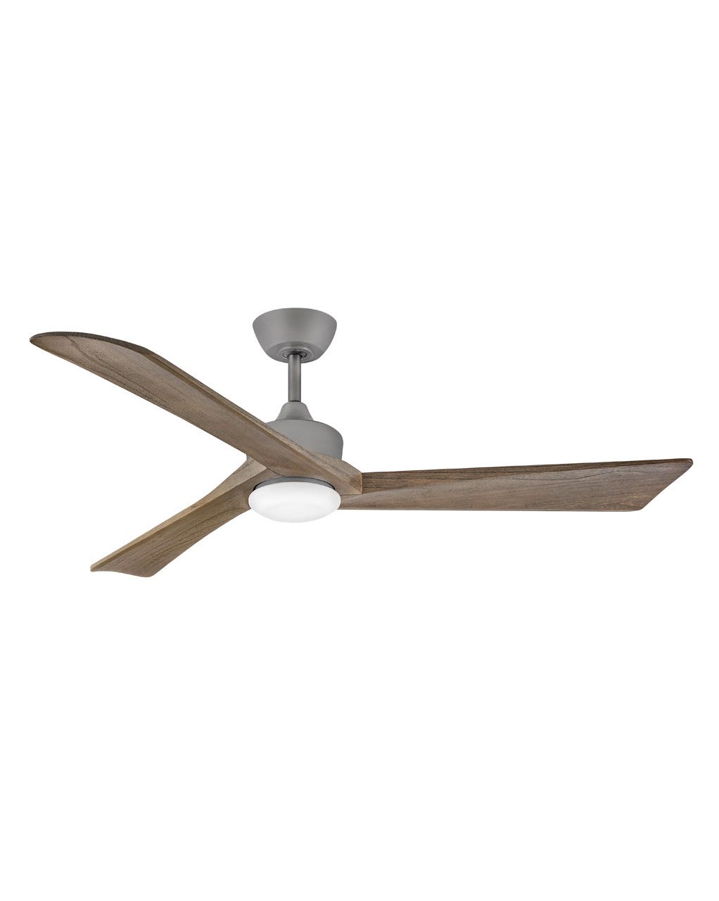 Hinkley Sculpt LED Fan Outdoor Fan Hinkley 60 Graphite Driftwood