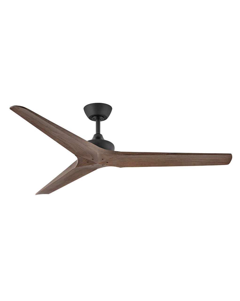 Hinkley Chisel Fan Outdoor Ceiling Fans Hinkley 60 Matte Black Walnut