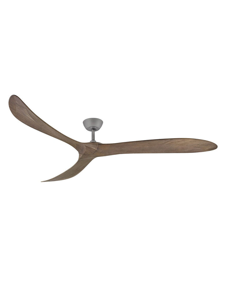 Hinkley Swell Fan Outdoor Ceiling Fans Hinkley 80 Graphite Driftwood