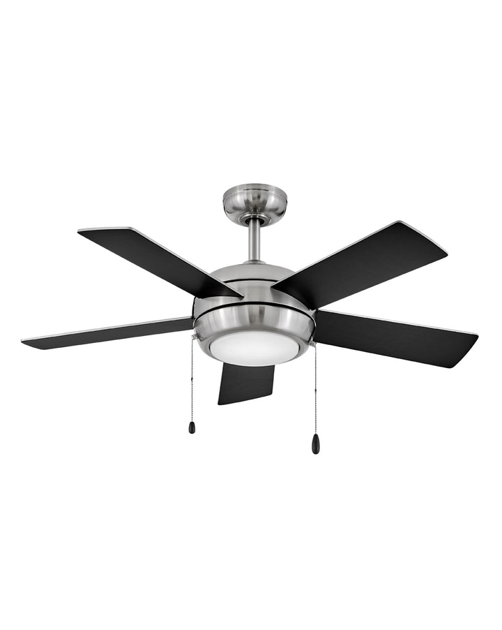 Hinkley Croft LED Fan Outdoor Ceiling Fans Hinkley 42 Brushed Nickel Matte Black, Silver