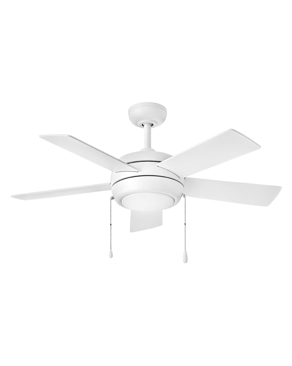 Hinkley Croft LED Fan Outdoor Fan Hinkley 42 Chalk White Chalk White, Weathered Wood