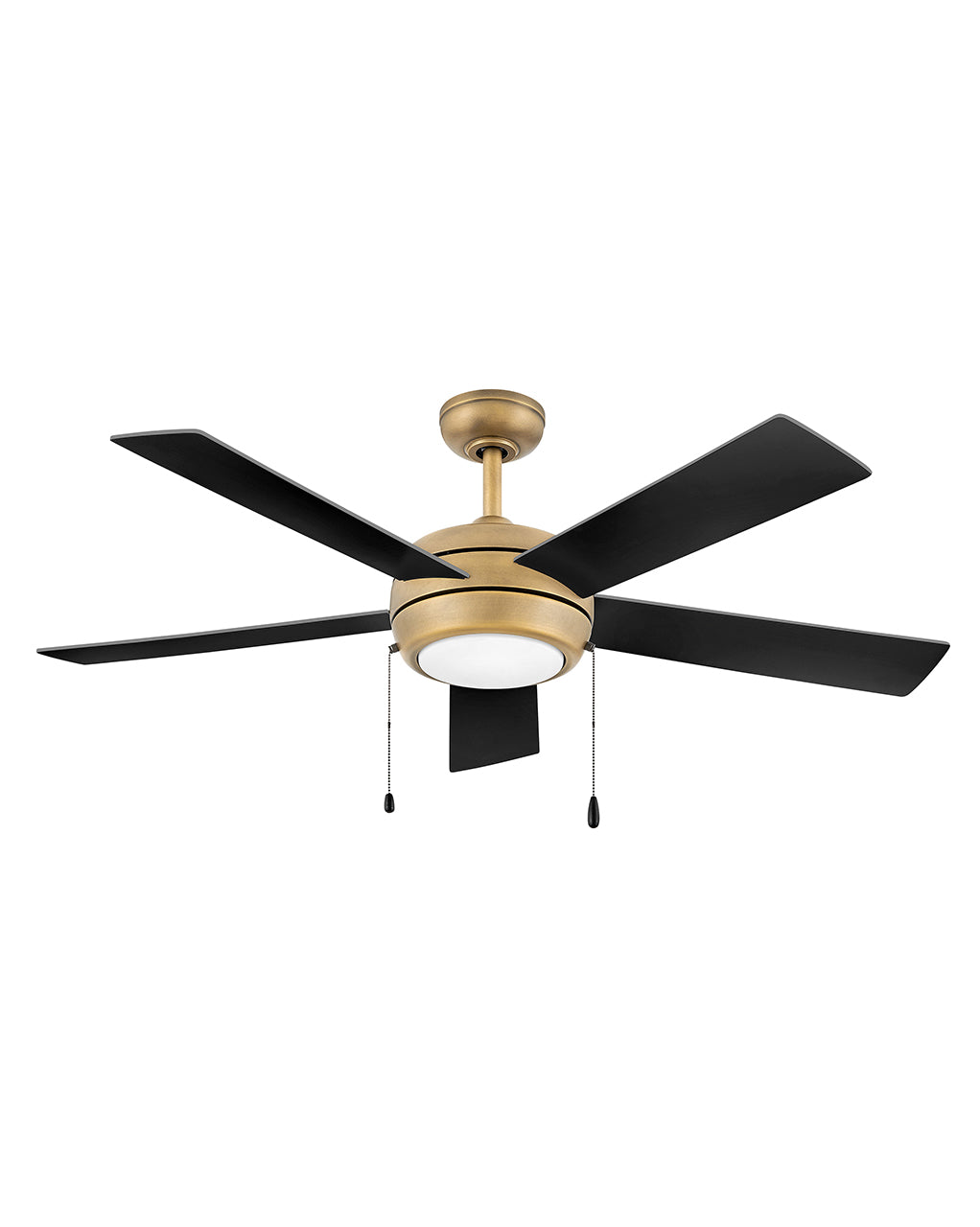 Hinkley Croft LED Fan Outdoor Ceiling Fans Hinkley 52 Heritage Brass Matte Black, Matte White