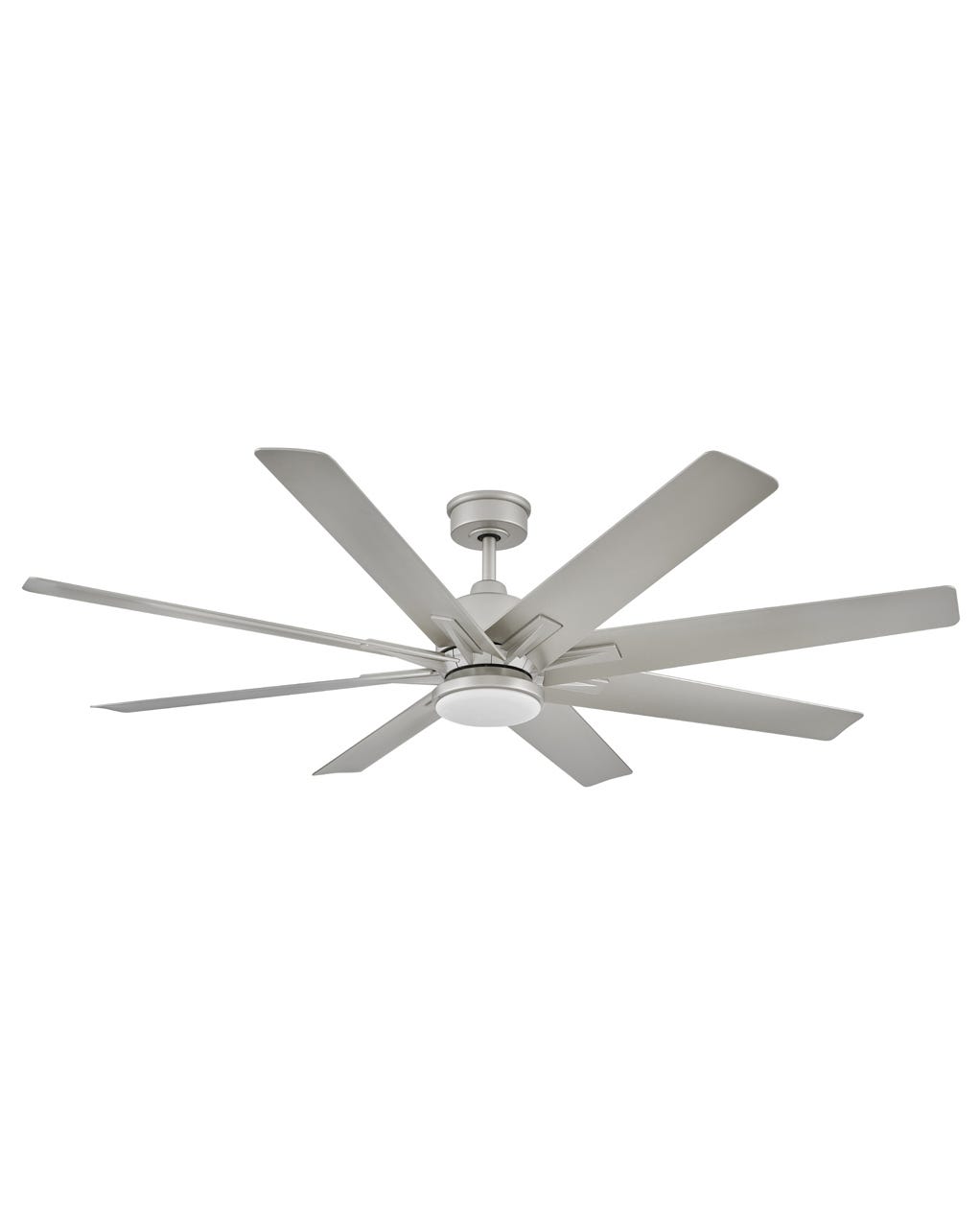 Hinkley Concur LED Fan Outdoor Fan Hinkley 66 Brushed Nickel Brushed Nickel