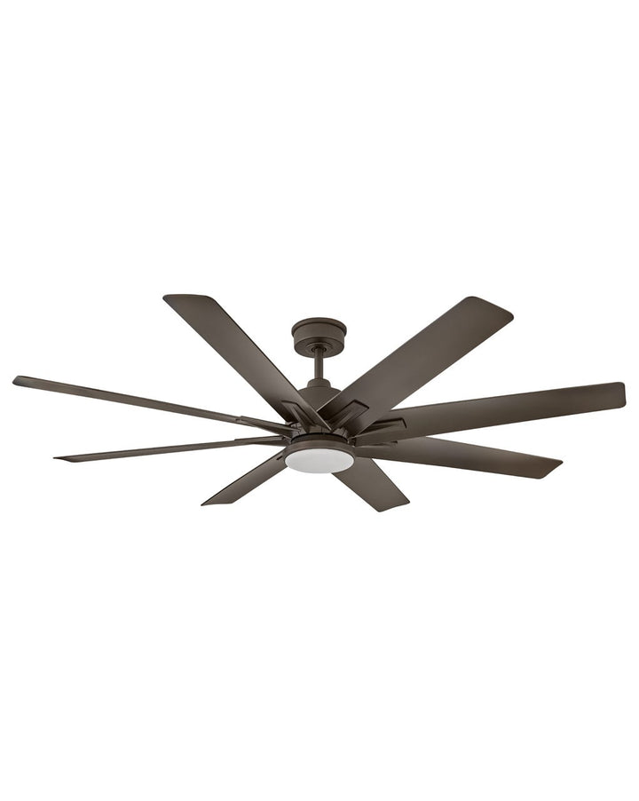 Hinkley Concur LED Fan Outdoor Ceiling Fans Hinkley 66 Metallic Matte Bronze Metallic Matte Bronze