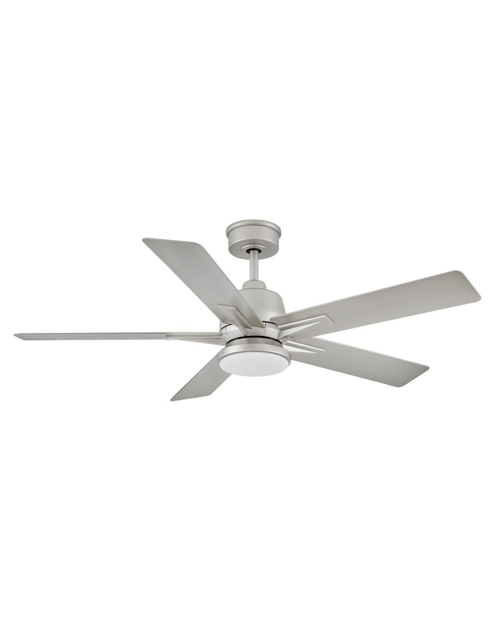 Hinkley Alta LED Fan Outdoor Fan Hinkley 52 Brushed Nickel Brushed Nickel