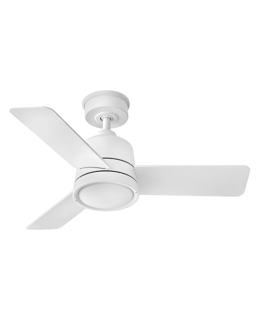 Hinkley Chet LED Fan Outdoor Fan Hinkley 36 Matte White Matte White