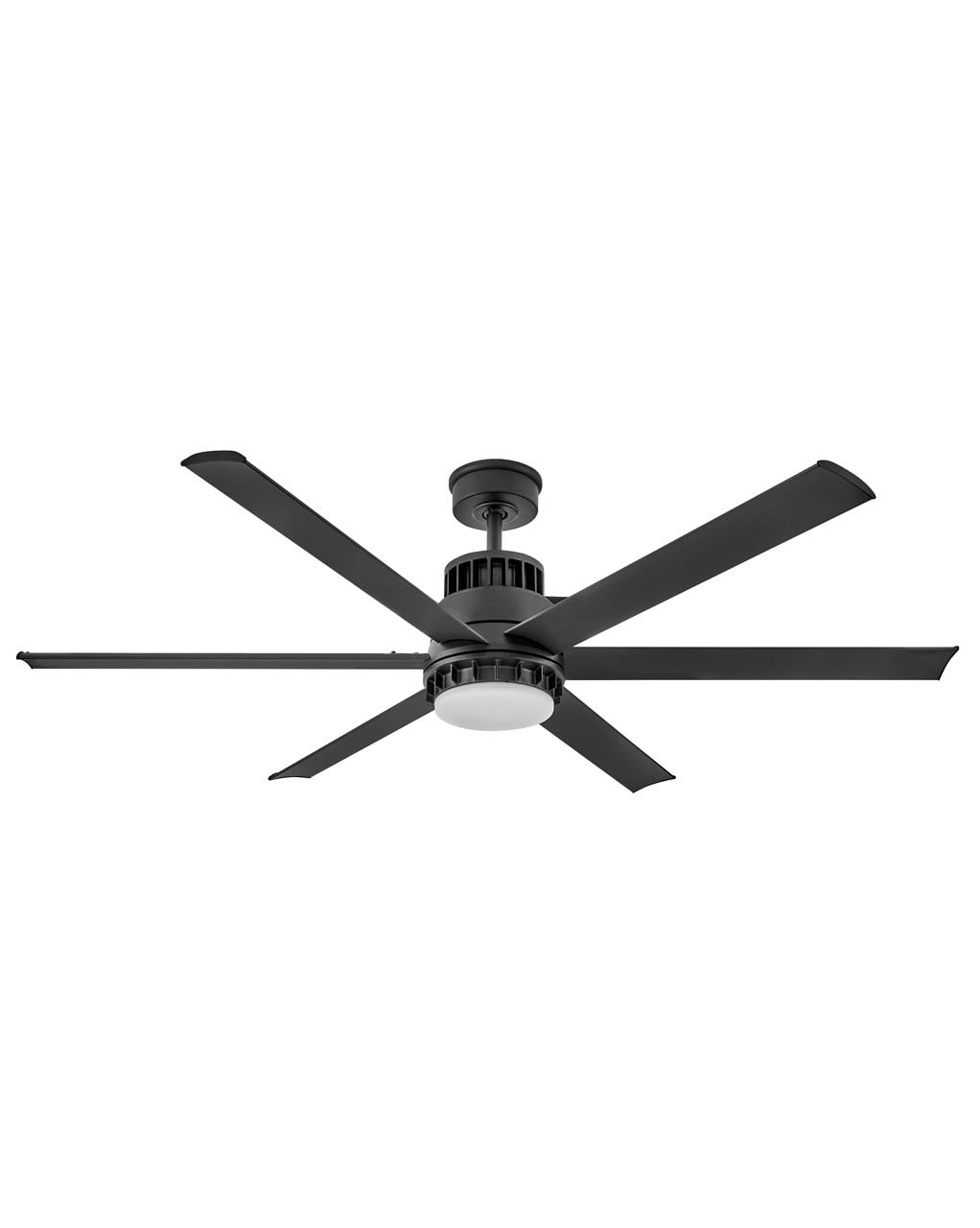 Hinkley Draftsman LED Fan Outdoor Fan Hinkley 60 Matte Black Matte Black