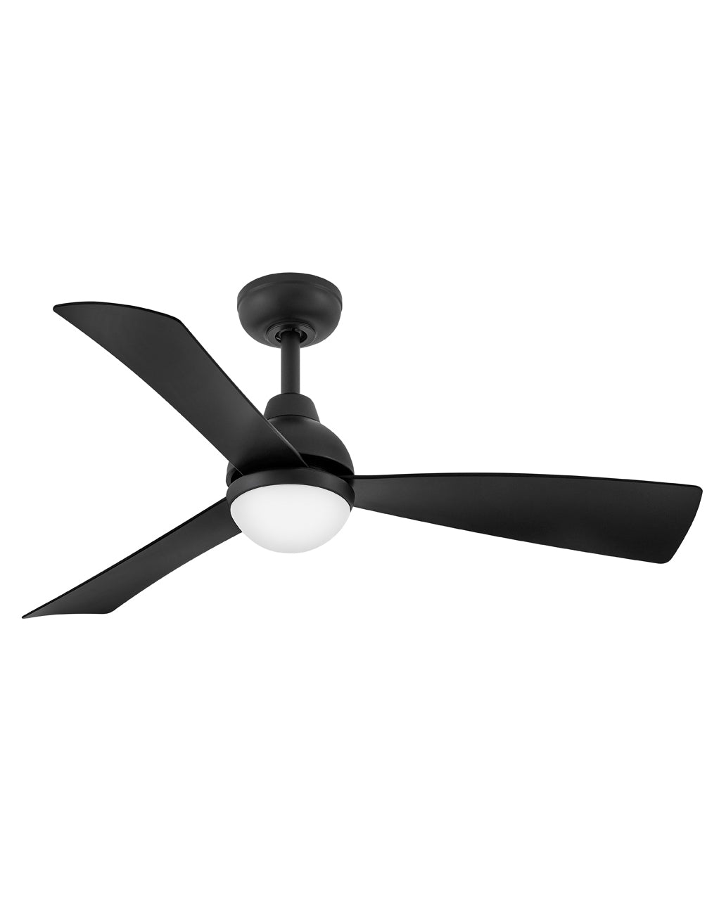 Hinkley Una LED Fan Outdoor Fan Hinkley 44 Matte Black Matte Black