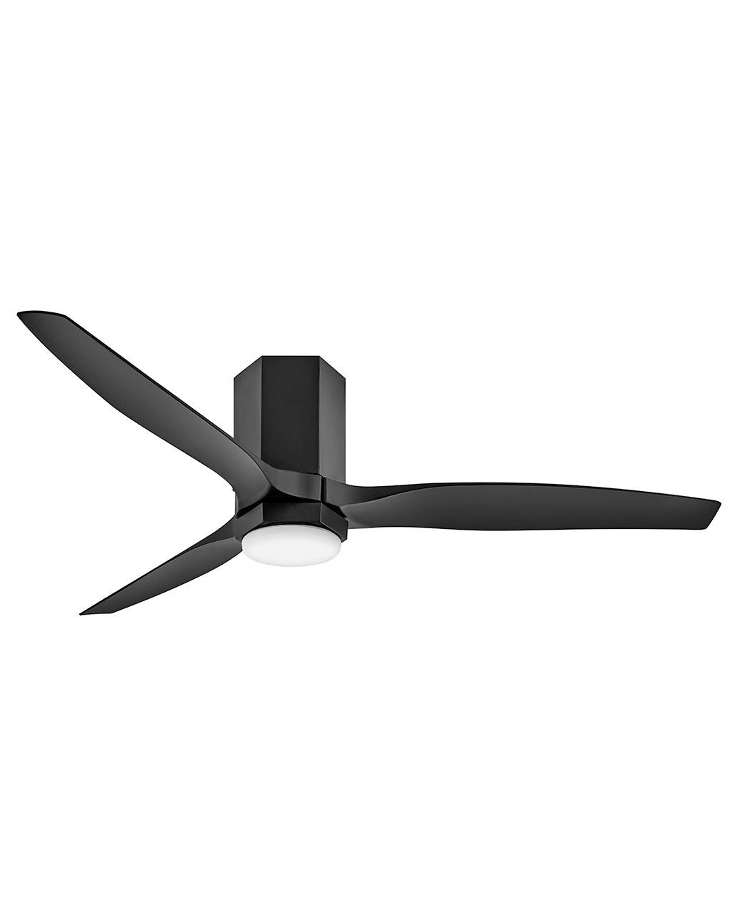 Hinkley Facet LED Fan Outdoor Fan Hinkley 52 Matte Black Matte Black