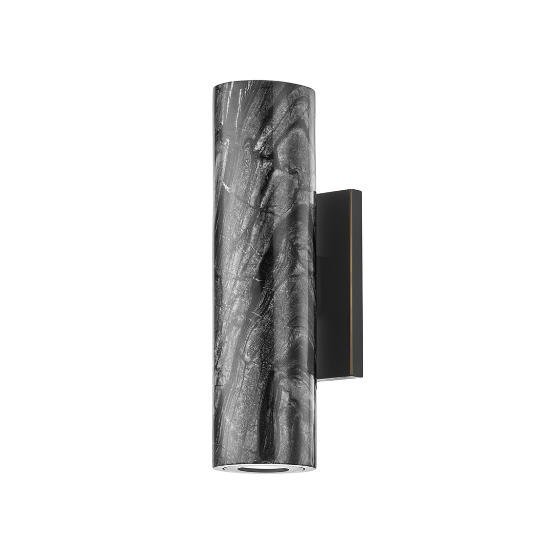 Hudson Valley Lighting Predock Wall Sconce Wall Sconces Hudson Valley Lighting Black Brass  