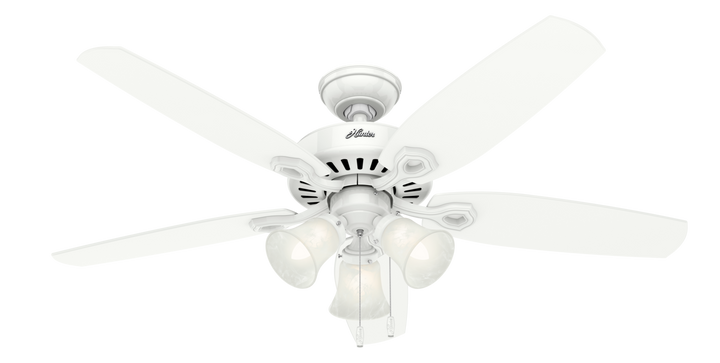 Hunter 52 inch Builder Ceiling Fan with LED Light Kit and Pull Chain