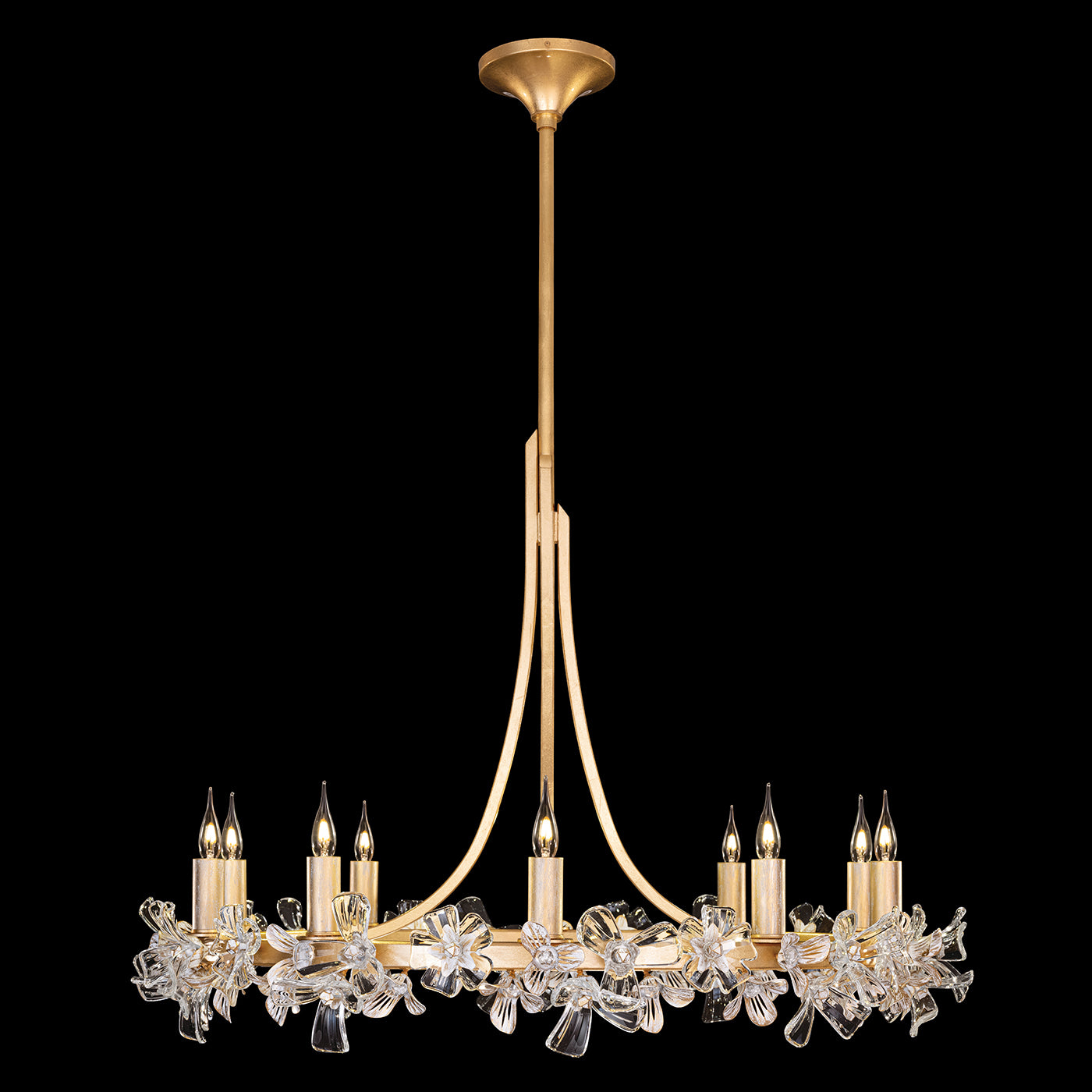 Fine Art Handcrafted Lighting Azu Chandelier Chandeliers Fine Art Handcrafted Lighting Gold Leaf  