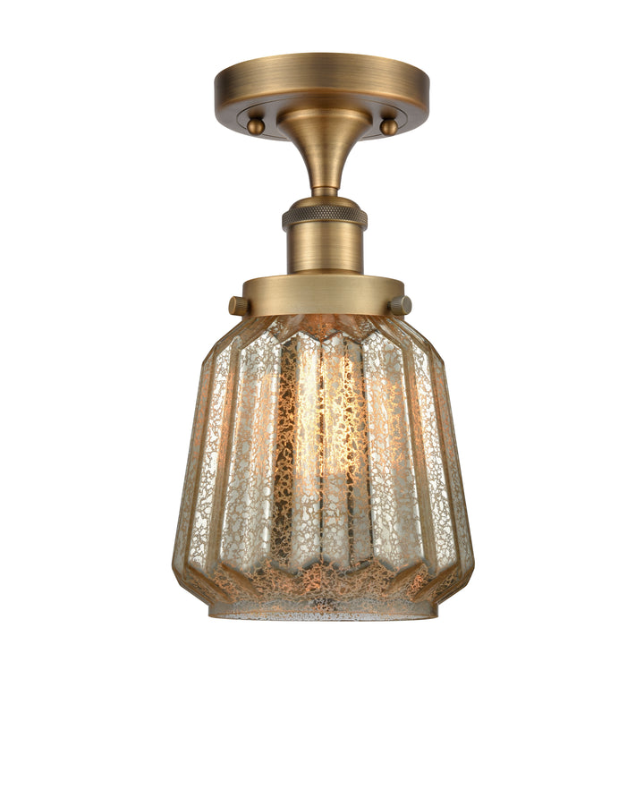 Innovations Lighting Chatham 6" Semi-Flush Mount - Brushed Brass