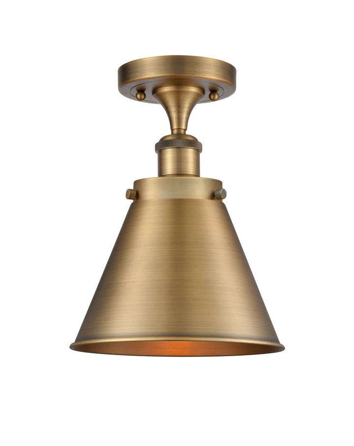 Innovations Lighting Appalachian Semi-Flush Mount - Brushed Brass Ceiling Semi Flush Mounts Innovations Lighting   