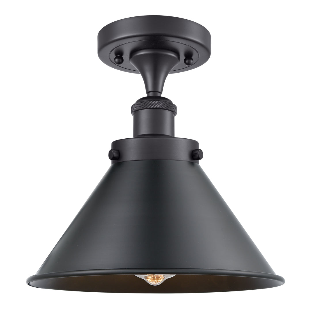 Innovations Lighting Briarcliff 10" Semi-Flush Mount - Matte Black Ceiling Semi Flush Mounts Innovations Lighting Default Title  