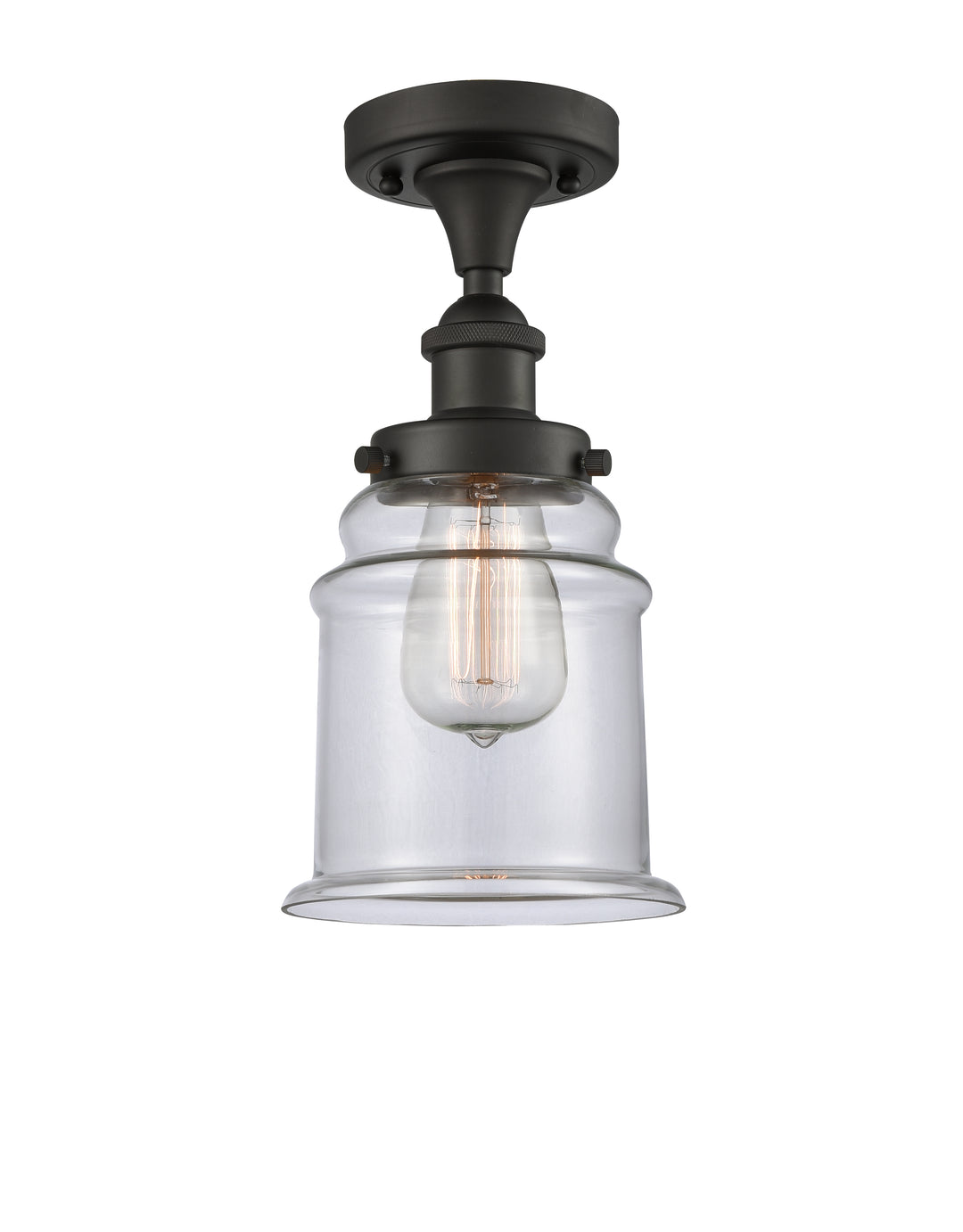 Innovations Lighting Canton 6" Semi-Flush Mount - Oil Rubbed Bronze