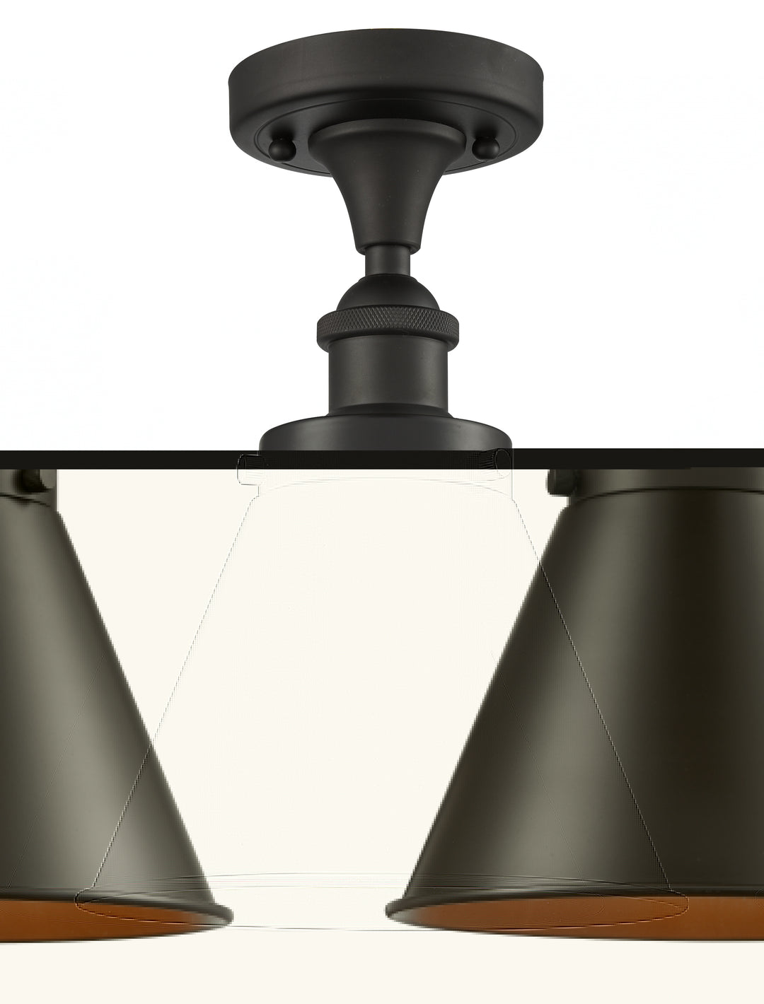 Innovations Lighting Appalachian Semi-Flush Mount - Oil Rubbed Bronze Ceiling Semi Flush Mounts Innovations Lighting Default Title  