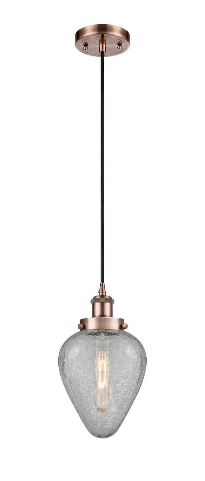 Innovations Lighting Geneseo 6" Mini Pendant - Antique Copper