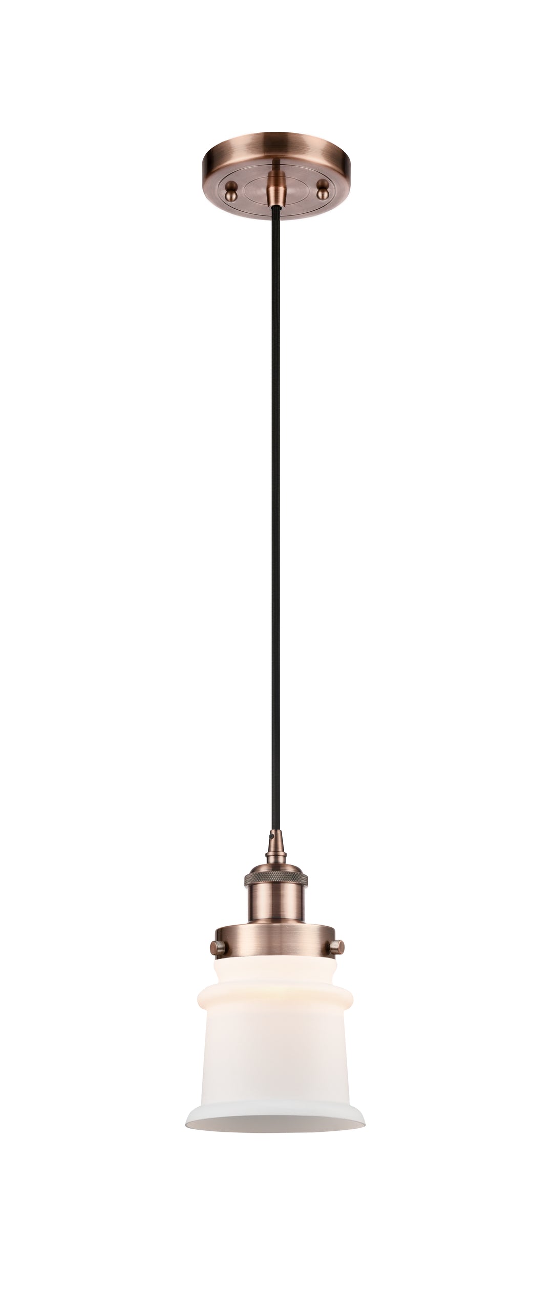 Innovations Lighting Canton 5" Mini Pendant - Antique Copper Mini-Pendants Innovations Lighting   