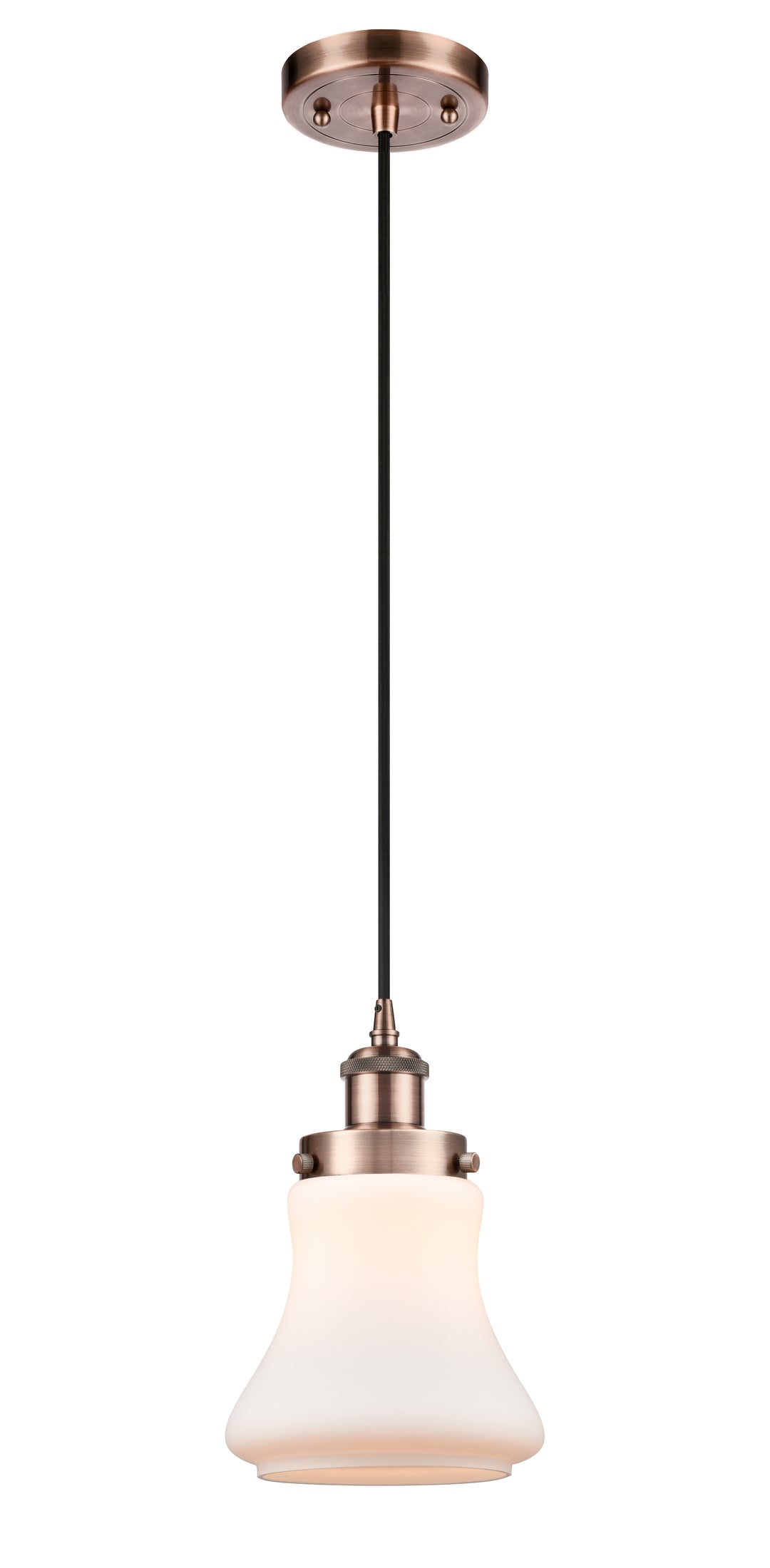 Innovations Lighting Bellmont 6" Mini Pendant - Antique Copper Mini-Pendants Innovations Lighting   