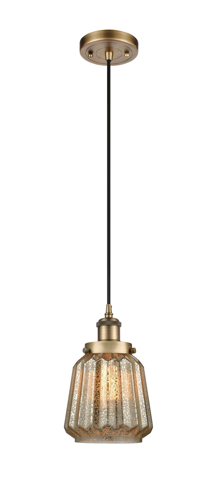 Innovations Lighting Chatham 6" Mini Pendant - Brushed Brass Mini-Pendants Innovations Lighting   