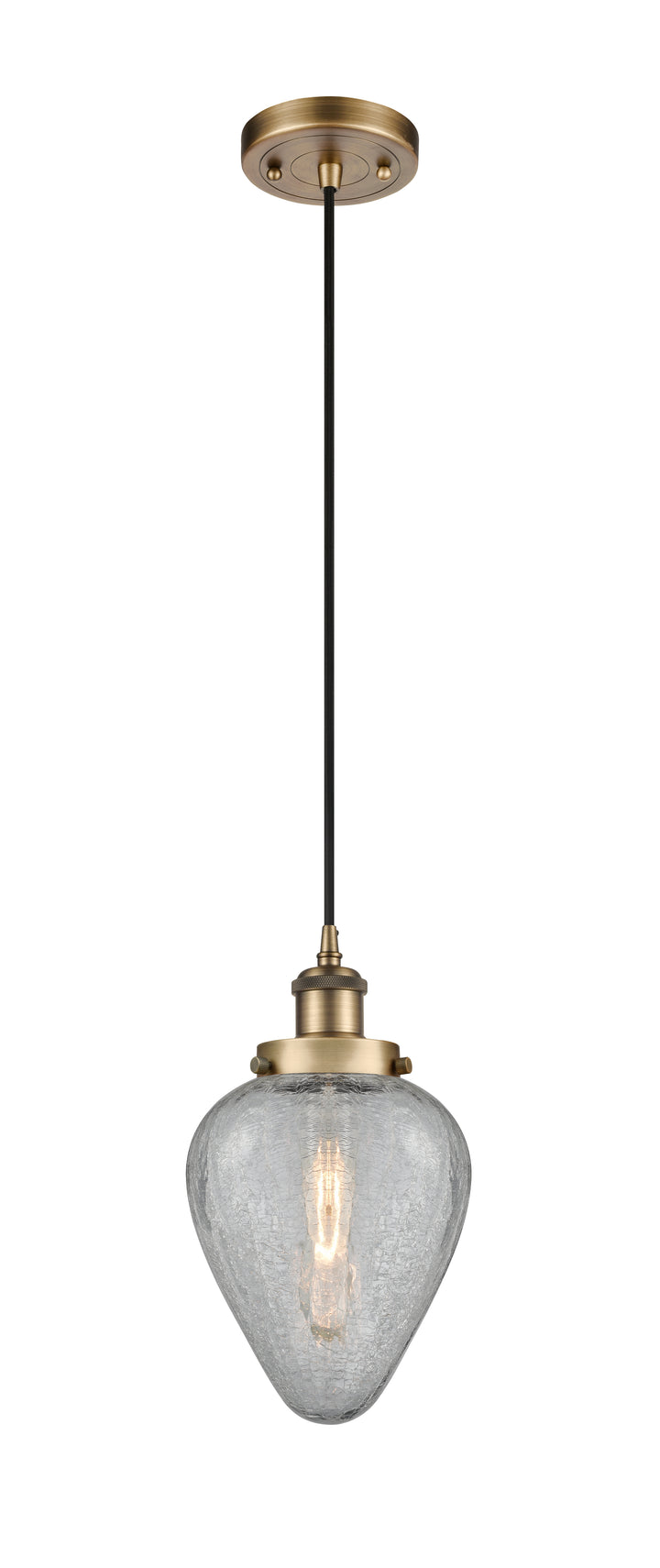 Innovations Lighting Geneseo 6" Mini Pendant - Brushed Brass