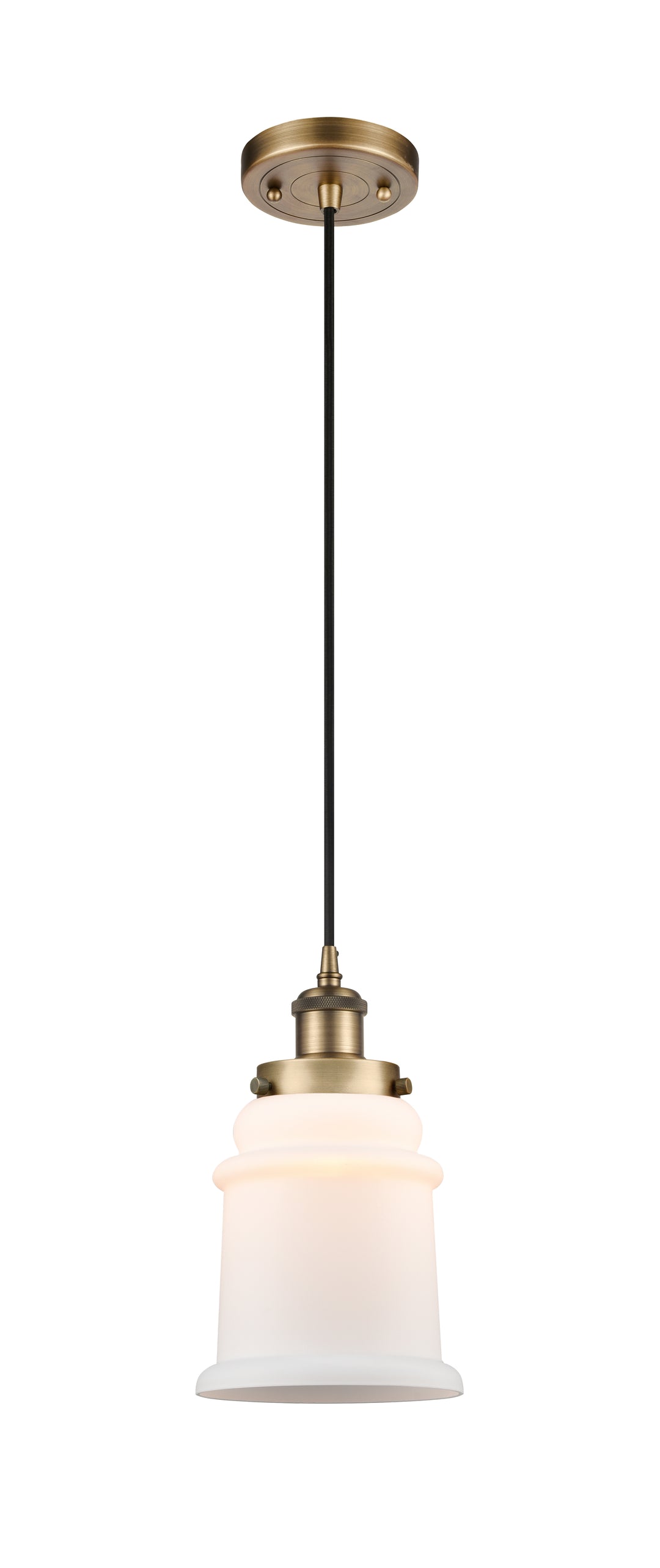 Innovations Lighting Canton 6" Mini Pendant - Brushed Brass Mini-Pendants Innovations Lighting   