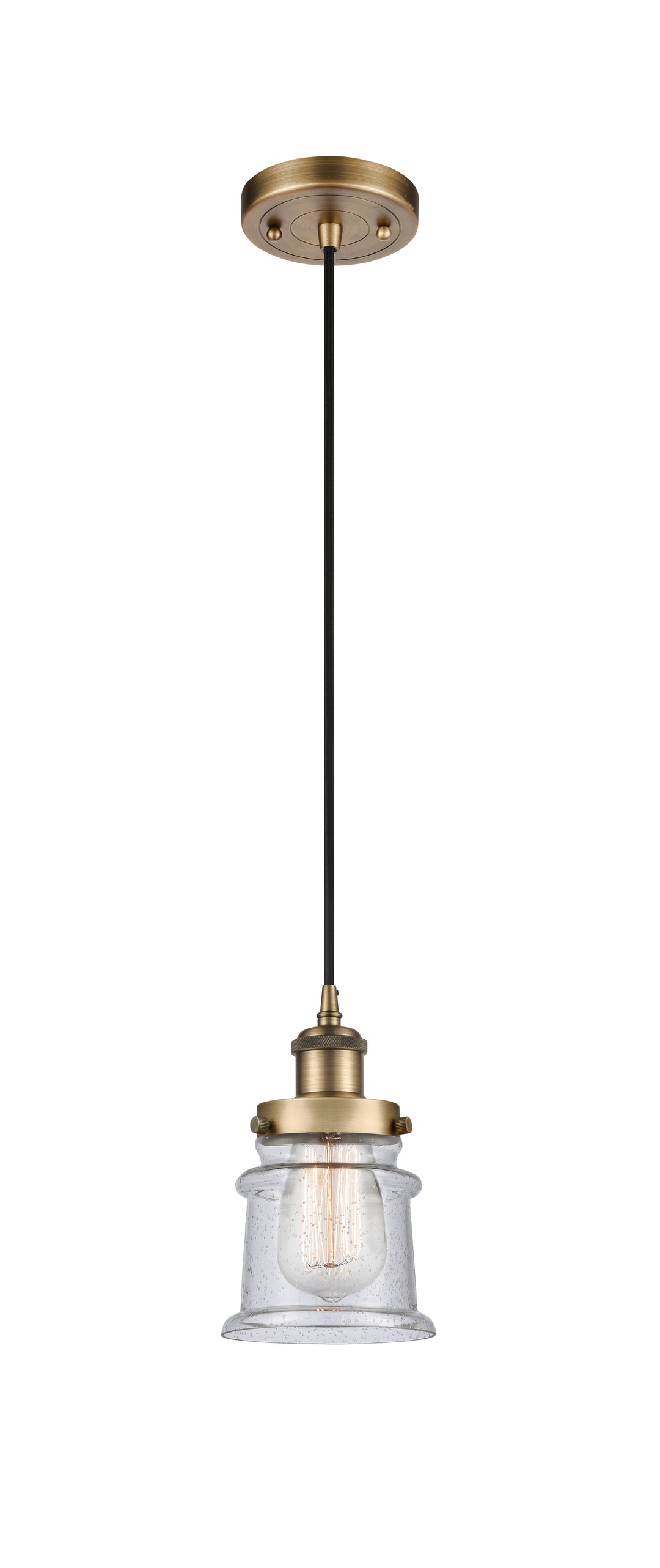 Innovations Lighting Canton 5" Mini Pendant - Brushed Brass Mini-Pendants Innovations Lighting   