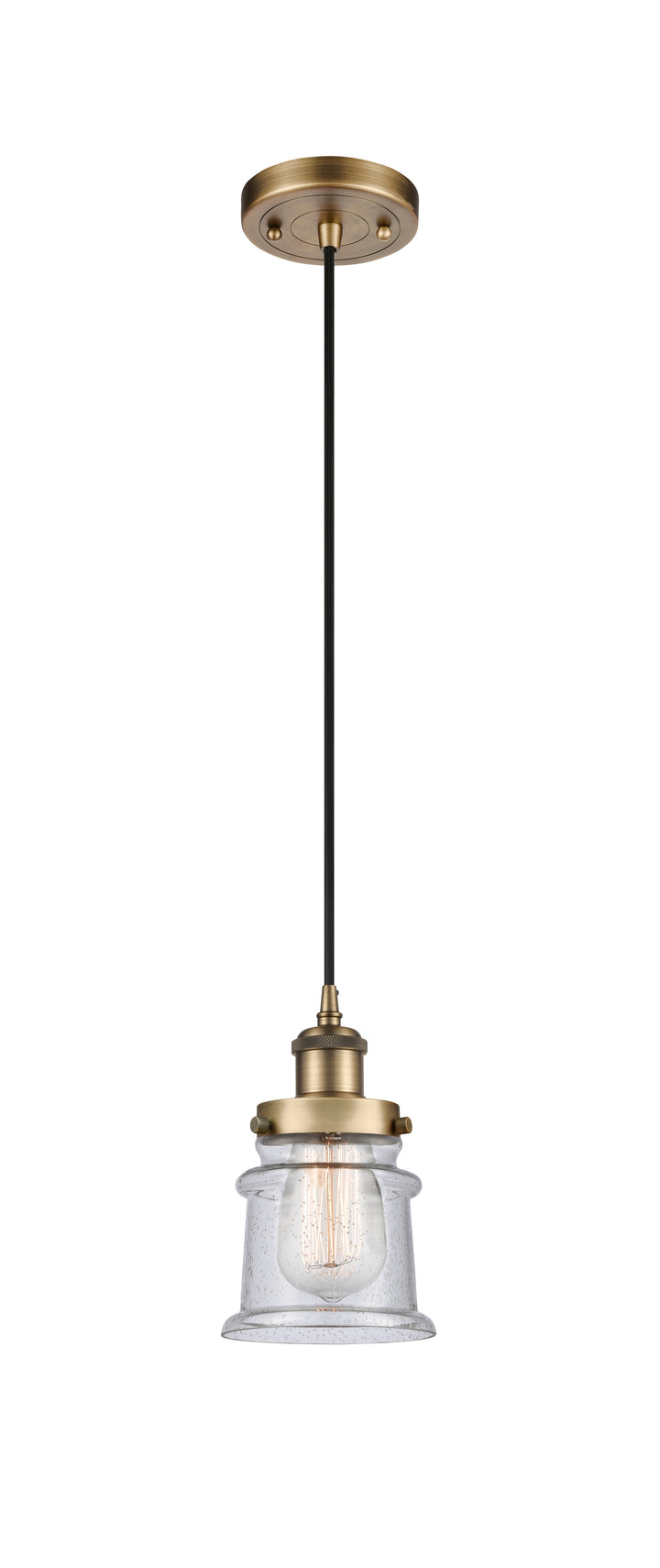 Innovations Lighting Canton 5" Mini Pendant - Brushed Brass Mini-Pendants Innovations Lighting   